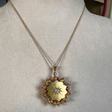 Victorian Gold and Diamond Medallion Pendant, from Doyle & Doyle antique and vintage jewelry boutique
