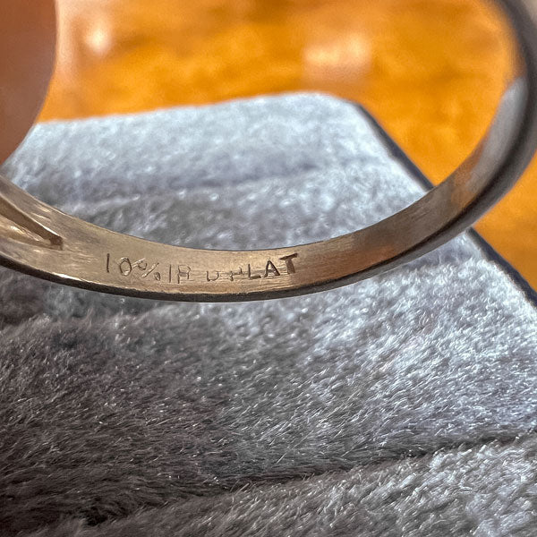 Vintage Diamond Wedding Band Ring sold by Doyle and Doyle an antique and vintage jewelry boutique