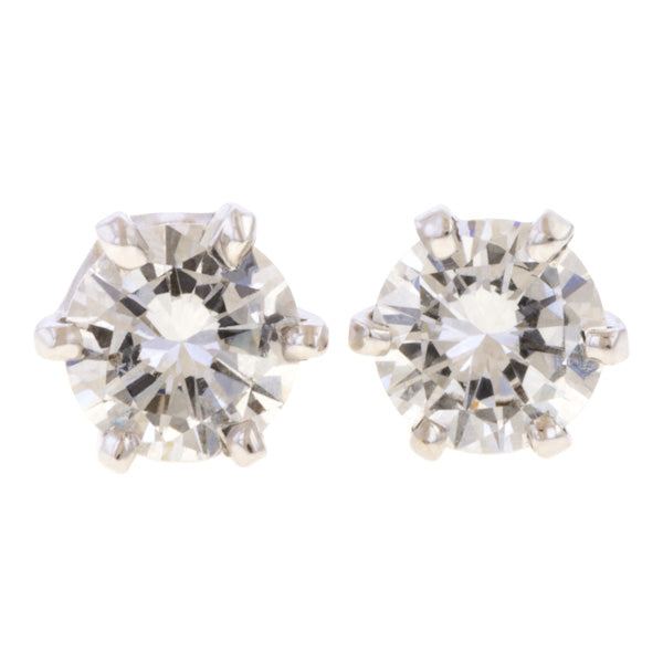 Vintage Diamond Stud Earrings, from Doyle & Doyle antique and vintage jewelry boutique