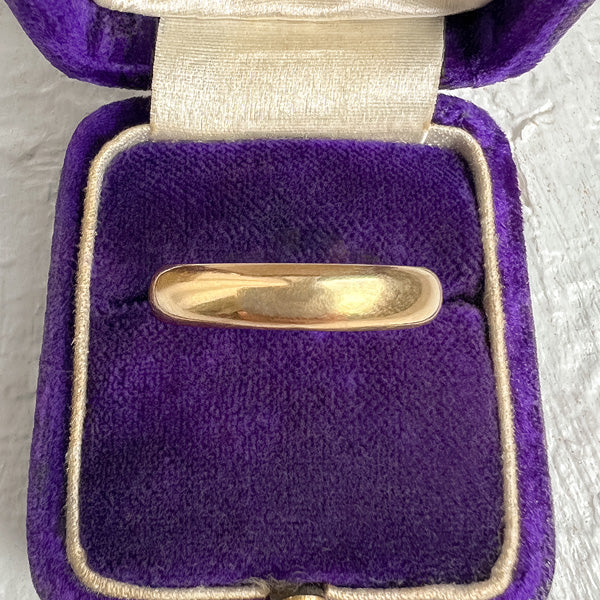 Antique Gold Wedding Band Ring, sold by Doyle & Doyle antique and vintage jewelry boutique