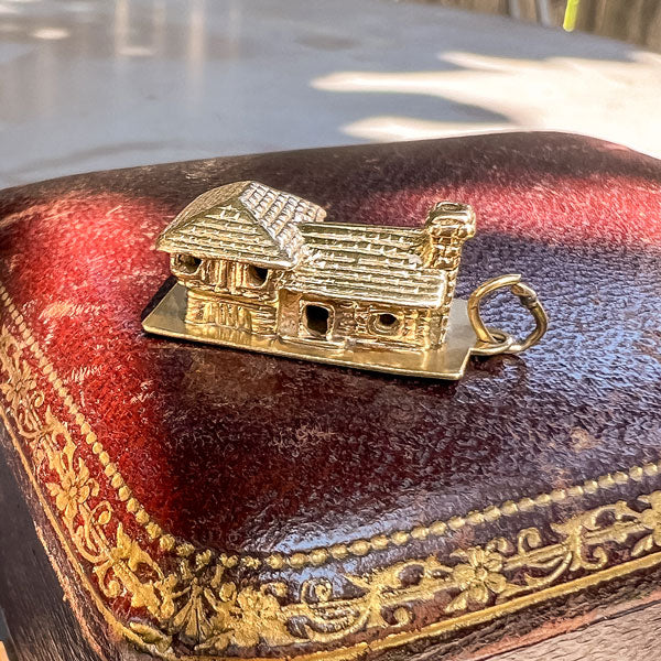 Vintage Gold House Charm, from Doyle & Doyle antique and vintage jewelry boutique