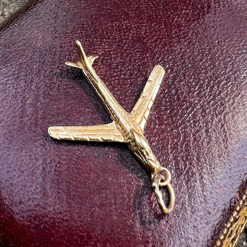 Vintage Airplane Charm sold by Doyle and Doyle an antique and vintage jewelry boutique