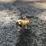 Vintage Gold Bull Charm, from Doyle & Doyle antique and vintage jewelry boutique