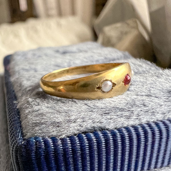 Antique Diamond Baby Ring sold by Doyle and Doyle an antique and vintage jewelry boutique