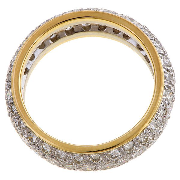 Vintage Pave Set Wedding Band sold by Doyle and Doyle an antique and vintage jewelry boutique