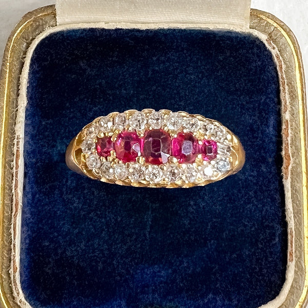 Antique Ruby & Diamond Ring, from Doyle & Doyle antique and vintage jewelry boutique