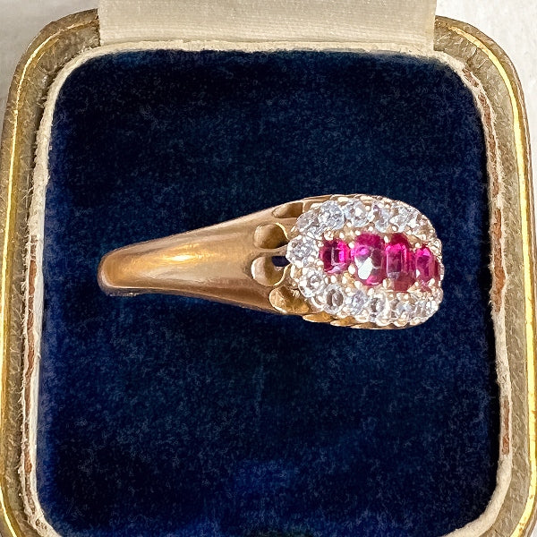 Antique Ruby & Diamond Ring, from Doyle & Doyle antique and vintage jewelry boutique