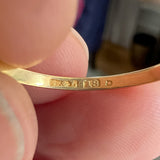 Antique Diamond Three Stone Ring sold by Doyle and Doyle an antique and vintage jewelry boutique