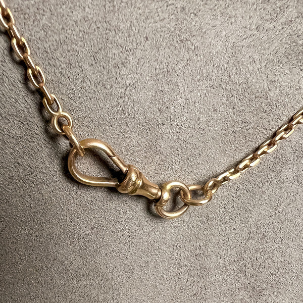 Victorian Moonstone Bead Guard Chain