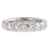Vintage Diamond Eternity Band sold by Doyle and Doyle an antique and vintage jewelry boutique