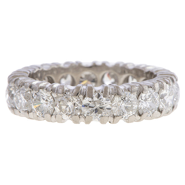 Vintage Diamond Eternity Band sold by Doyle and Doyle an antique and vintage jewelry boutique