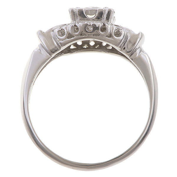 Art Deco Diamond Engagement Ring, 0.51ct. sold by Doyle and Doyle an antique and vintage jewelry boutique