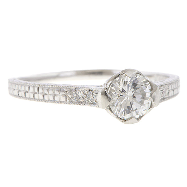 Vintage Diamond Engagement Ring, 0.50ct. sold by Doyle and Doyle an antique and vintage jewelry boutique