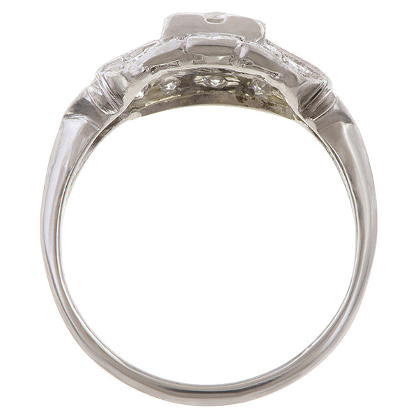 Art Deco Engagement Ring, RBC 0.30ct. sold by Doyle and Doyle an antique and vintage jewelry boutique