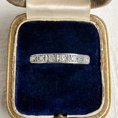 Art Deco Eternity Band sold by Doyle and Doyle an antique and vintage jewelry boutique