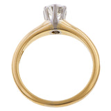 Vintage Solitaire Diamond Engagement Ring, RBC 0.46ct. sold by Doyle and Doyle an antique and vintage jewelry boutique
