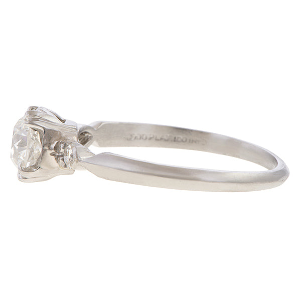 Vintage Diamond Engagement Ring, Old Euro 0.84ct. sold by Doyle and Doyle an antique and vintage jewelry boutique