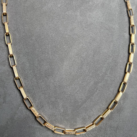 Estate Gold Chain Necklace sold by Doyle and Doyle an antique and vintage jewelry boutique