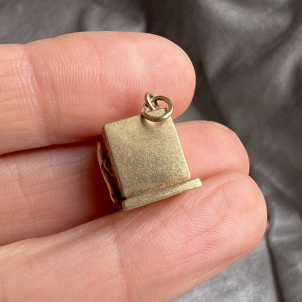 Estate Slot Machine Charm sold by Doyle and Doyle an antique and vintage jewelry boutique