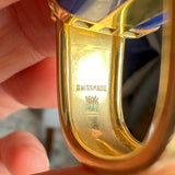 Vintage Lapis & Diamond Ring sold by Doyle and Doyle an antique and vintage jewelry boutique