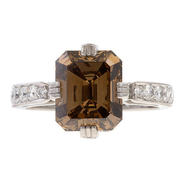Estate Vera Wang Engagement Ring, 4.07ct. sold by Doyle and Doyle an antique and vintage jewelry boutique
