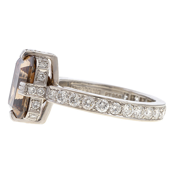 Estate Vera Wang Engagement Ring, 4.07ct. sold by Doyle and Doyle an antique and vintage jewelry boutique