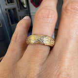 Vintage Wedding Band sold by Doyle and Doyle an antique and vintage jewelry boutique