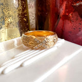 Vintage Wedding Band sold by Doyle and Doyle an antique and vintage jewelry boutique