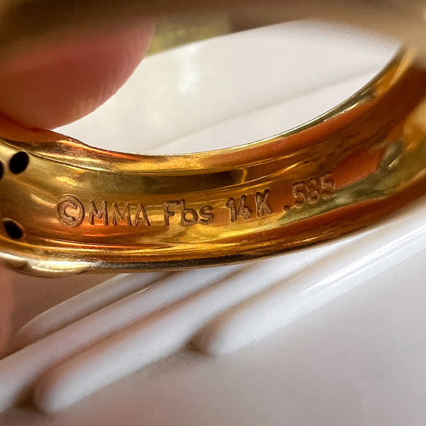 Vintage Wedding Band sold by Doyle and Doyle an antique and vintage jewelry boutique