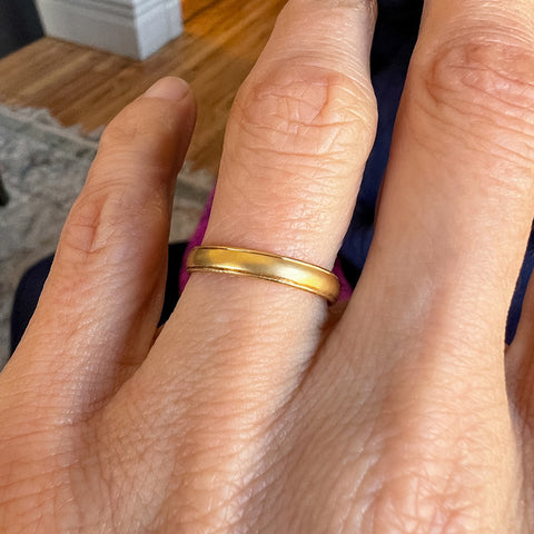 Vintage Wedding Band, sold by Doyle and Doyle an antique and vintage jewelry boutique