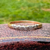 Vintage Wedding Band sold by Doyle and Doyle an antique and vintage jewelry boutique