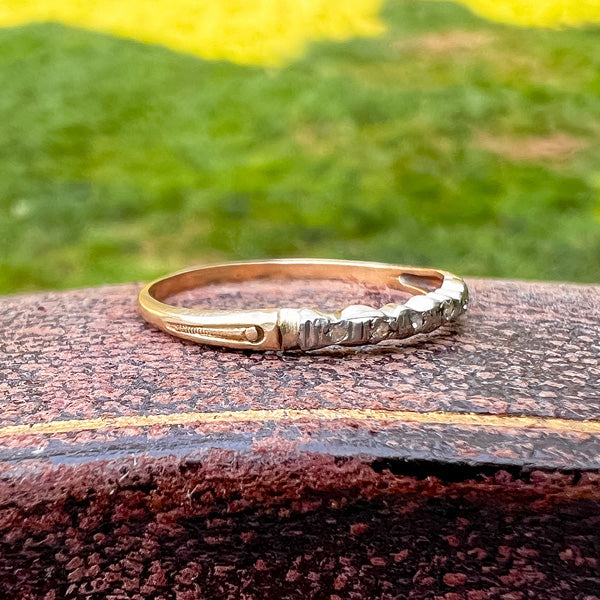 Vintage Wedding Band sold by Doyle and Doyle an antique and vintage jewelry boutique