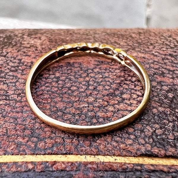 Vintage Wedding Band sold by Doyle and Doyle an antique and vintage jewelry boutique