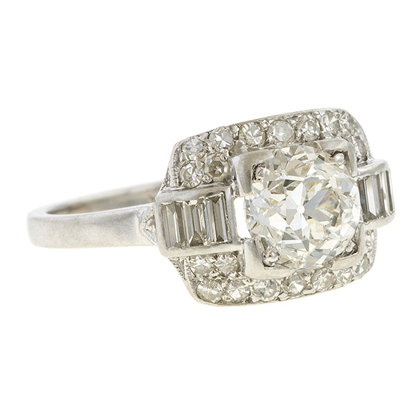 Art Deco Diamond Ring, TRB 1ct. sold by Doyle and Doyle an antique and vintage jewelry boutique