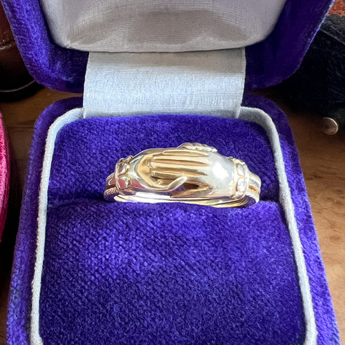 Antique Fede Gimmel Ring sold by Doyle and Doyle an antique and vintage jewelry boutique