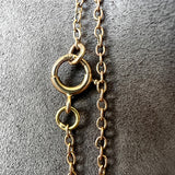 Victorian Green and Crystal Beaded Gold Chain Necklace, from Doyle & Doyle antique and vintage jewelry boutique