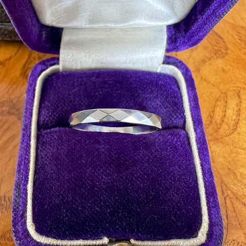Vintage Wedding Band sold by Doyle and Doyle an antique and vintage jewelry boutique