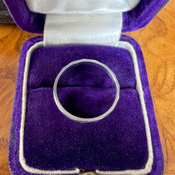 Vintage Wedding Band sold by Doyle and Doyle an antique and vintage jewelry boutique