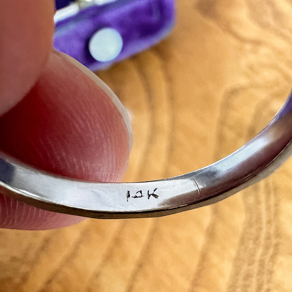 Vintage Wedding Band sold by Doyle and Doyle an antique and vintage jewelry boutique