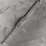 Vintage Diamond Filigree Bracelet sold by Doyle and Doyle an antique and vintage jewelry boutique