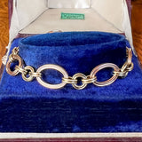 Retro Two Toned Bracelet sold by Doyle and Doyle an antique and vintage jewelry boutique
