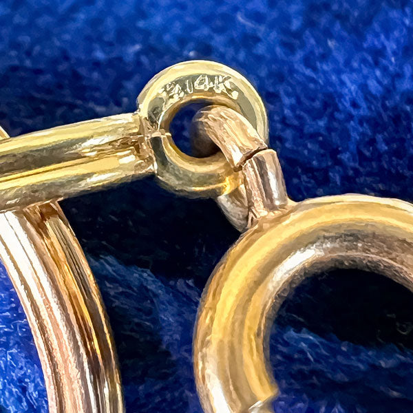 Retro Two Toned Bracelet sold by Doyle and Doyle an antique and vintage jewelry boutique