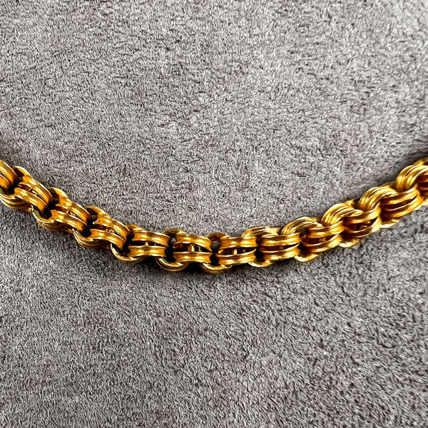 Victorian Chain Necklace sold by Doyle and Doyle an antique and vintage jewelry boutique