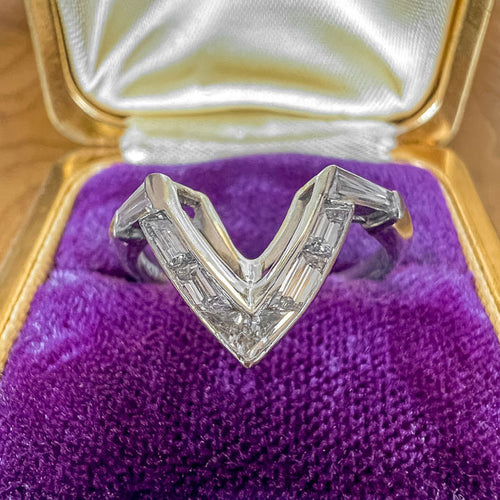 Vintage Tiffany & Co. Diamond Jacket Band sold by Doyle and Doyle an antique and vintage jewelry boutique
