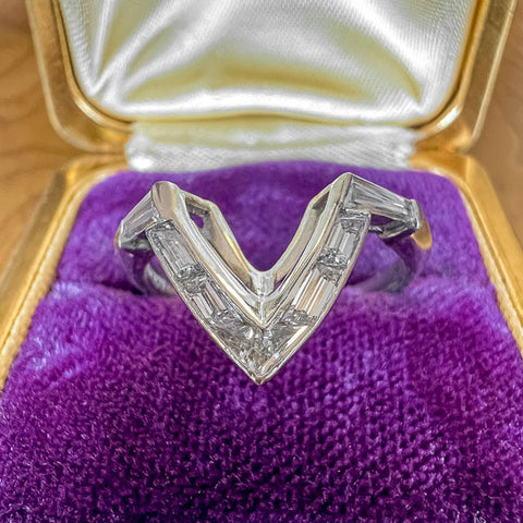Vintage Tiffany & Co. Diamond Jacket Band sold by Doyle and Doyle an antique and vintage jewelry boutique