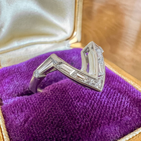 Vintage Tiffany & Co. Diamond Jacket Band sold by Doyle and Doyle an antique and vintage jewelry boutique