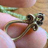 Vintage Peridot Bead Necklace sold by Doyle and Doyle an antique and vintage jewelry boutique