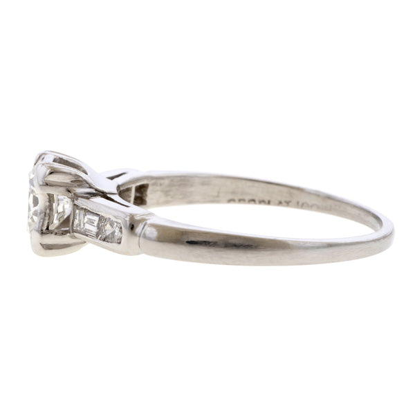 Vintage Engagement Ring, RBC 0.50ct sold by Doyle and Doyle an antique and vintage jewelry boutique
