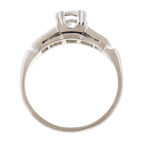 Vintage Engagement Ring, RBC 0.50ct sold by Doyle and Doyle an antique and vintage jewelry boutique