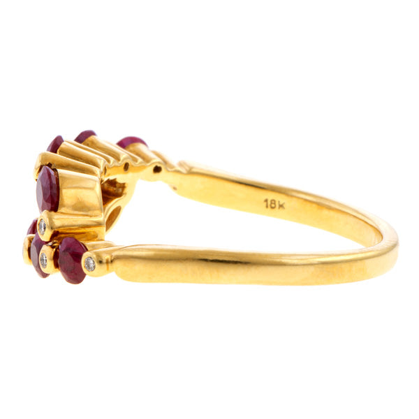Estate Ruby & Diamond Ring, from Doyle & Doyle antique and vintage jewelry boutique
